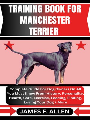 cover image of TRAINING BOOK FOR MANCHESTER TERRIER